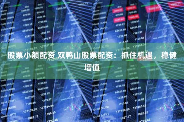 股票小额配资 双鸭山股票配资：抓住机遇，稳健增值